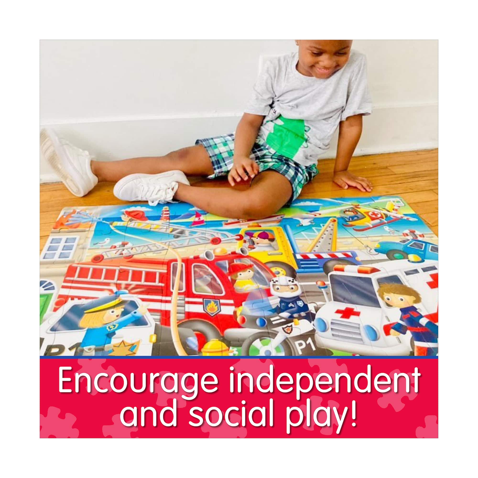 Jumbo Floor Puzzle - Emergency Rescue: 50 Pcs